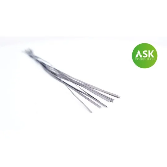 Lead Wire - Flat 0, 2 x 1, 0 mm x 140 mm (cca. 10 pcs) - Art Scale ... Lead Wire - Flat 0, 2 x 1, 0 mm x 140 mm (cca. 10 pcs) - Art Scale ...