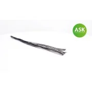 Lead Wire - Halfround 0, 8 x 0, 55 x 140 mm (cca. 16 pcs) - Art Sca...