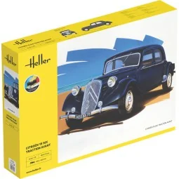 STARTER KIT Citroen 15 SIX Traction Avant, 1/8 - Heller 56799