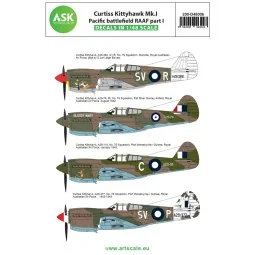 Curtiss Kittyhawk Mk.I Pacific battlefield RAAF part I - Art Scale ...