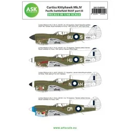 Curtiss Kittyhawk Mk.IV Pacific battlefield RAAF part III - Art Sca...