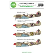 Curtiss Kittyhawk Mk.III Desert Harassers North Africa / Italy 1942...