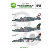 Alpha Jet E Belgian AF and Armeé de l´Air, 1/48 - Art Scale Kit 200... Alpha Jet E Belgian AF and Armeé de l´Air, 1/48 - Art Scale Kit 200...