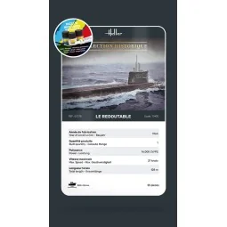 STARTER KIT U-Boot S/M Redoutable, 1/400 - Heller 57075