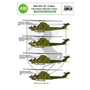Bell AH-1G Cobra 11th Aviation Helicopter Cavalry - Art Scale Kit 2...