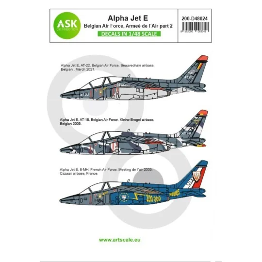 Alpha Jet E Belgian Air Force and Armeé de l´Air - part 2, 1/48 - A... Alpha Jet E Belgian Air Force and Armeé de l´Air - part 2, 1/48 - A...