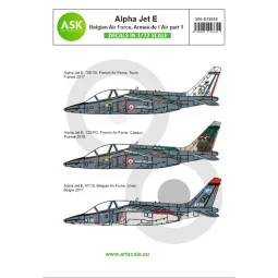 Alpha Jet E Belgian AF, Armeé de l´Air part 1, 1/72 - Art Scale Kit...