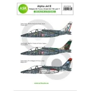 Alpha Jet E Belgian AF, Armeé de l´Air part 1, 1/72 - Art Scale Kit...