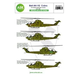 Bell AH-1G Cobra 1th Aviation Helicopter Cavalry D/227 AHB, 1/32 - ...