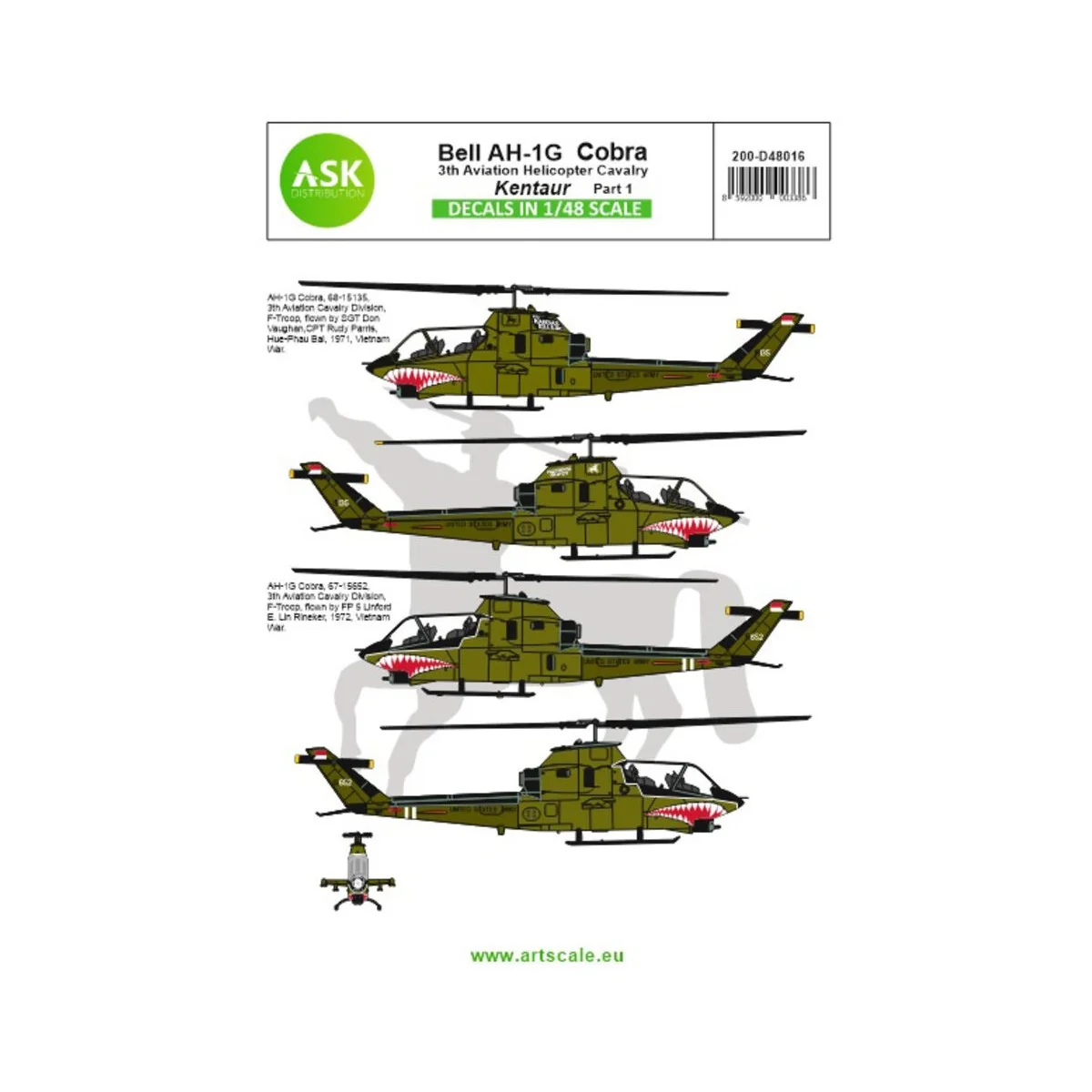 Bell AH-1G Cobra Kentaur 3th Aviation helicopter cavalry part 1 - A...