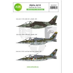 Alpha Jet A Bundeswehr, German Air Force - Art Scale Kit 200-D72017