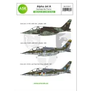 Alpha Jet A Bundeswehr, German Air Force - Art Scale Kit 200-D72017
