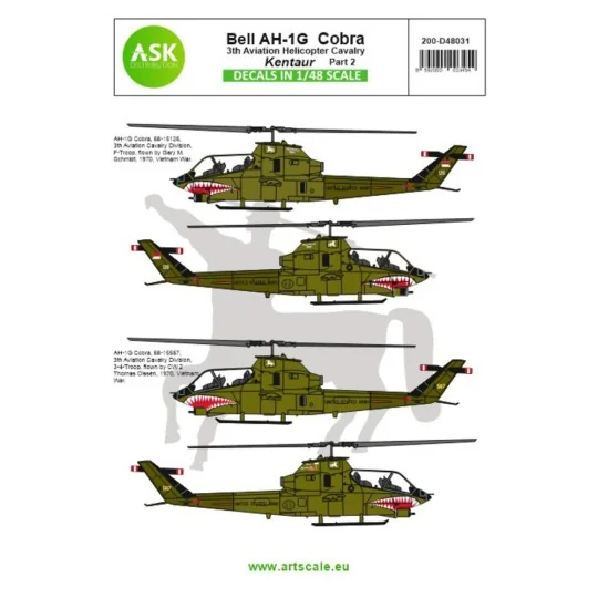 Bell AH-1G Cobra Kentaur 3th Aviation helicopter cavalry part 2, 1/... Bell AH-1G Cobra Kentaur 3th Aviation helicopter cavalry part 2, 1/...