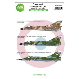 Mirage IIIC/E French Air Force part 3 - Art Scale Kit 200-D72027