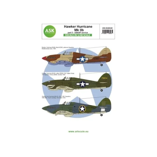 Hawker Hurricane Mk.IIB part 5 - USAAF service, 1/48 - Art Scale Ki...