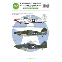 Hawker Hurricane Mk.IIB / Mk.X part 6 - US Eagles - Art Scale Kit 2...