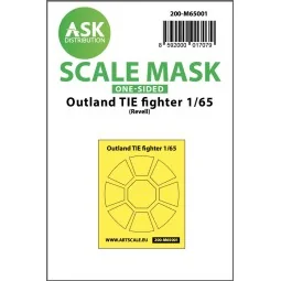 Outland TIE fighter one-sided painting mask for Revell - Art Scale ...