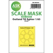 Outland TIE fighter one-sided painting mask for Revell - Art Scale ...