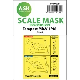 Tempest Mk.V double-sided express mask for Eduard, 1/48 - Art Scale...