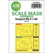 Tempest Mk.V double-sided express mask for Eduard - Art Scale Kit 2...