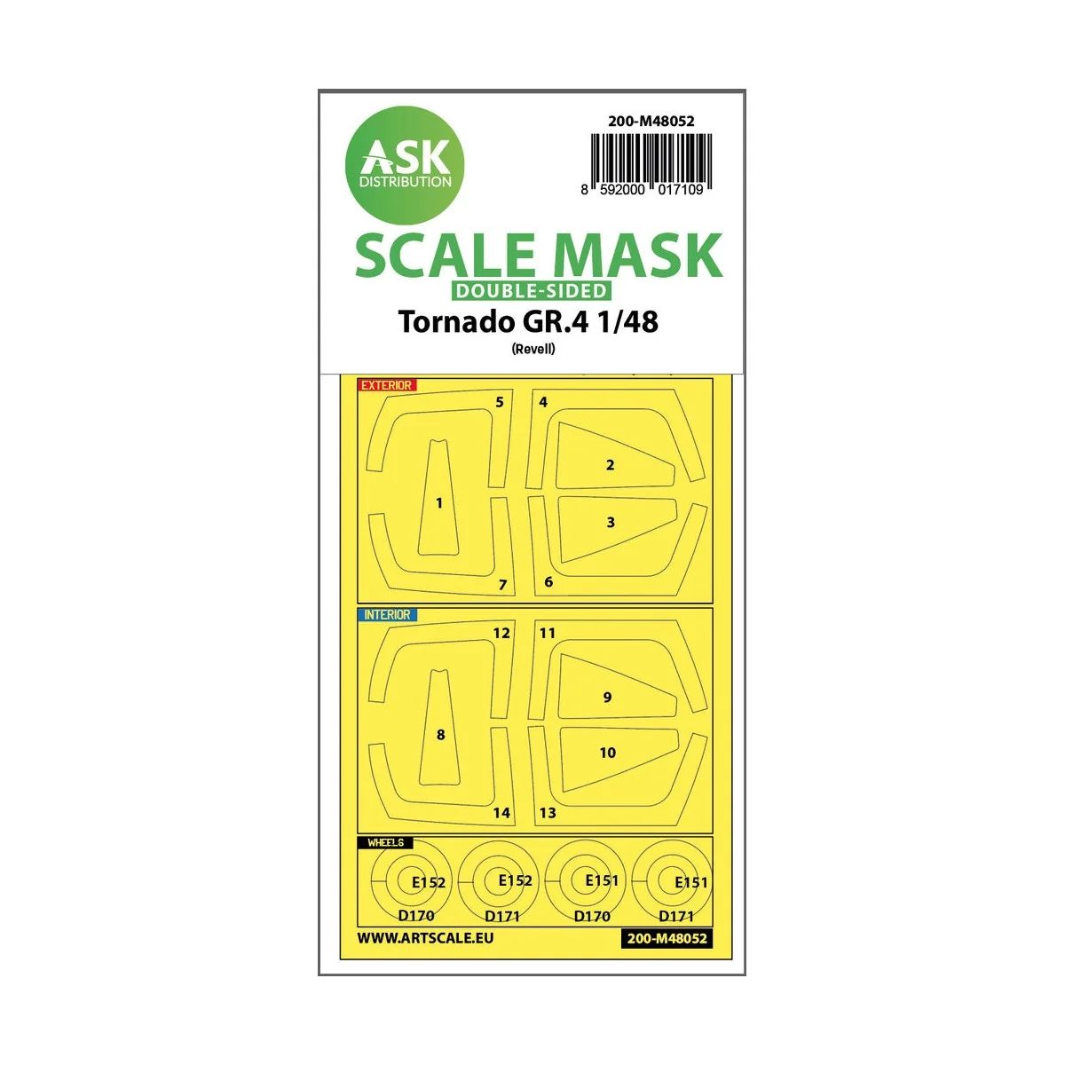 Tornado GR.4 double-sided express mask for Revell / Eduard, 1/48 - ...