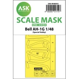 Bell AH-1G one-sided express mask for Special Hobby, 1/48 - Art Sca...