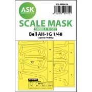 Bell AH-1G double-sided express mask for Special Hobby - Art Scale ...