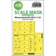 Messerschmitt Bf 109E-3 double-sided express masks for Hobby2000 / ...