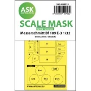 Messerschmitt Bf 109E-3 one-sided express masks - Art Scale Kit 200...