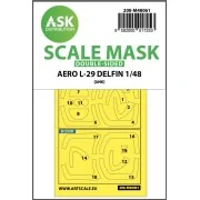 AERO L-29 DELFIN double-sided express mask for AMK, 1/48 - Art Scal...