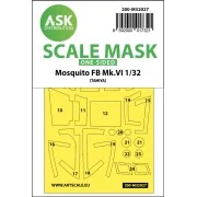 Mosquito FB Mk.VI one-sided express masks for Tamiya - Art Scale Ki...