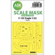F-15C Eagle double-sided express masks for Tamiya, 1/32 - Art Scale...