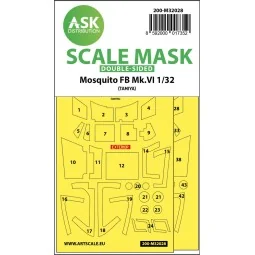 Mosquito FB Mk.VI double-sided express masks for Tamiya - Art Scale...