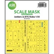 Junkers Ju 87G Stuka double-sided painting mask for Border Model, 1...