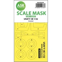 USAF F-4E Phantom Viet-Nam war one-sided mask for Academy, 1/32 - A...