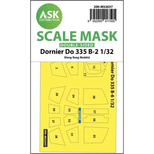 Dornier Do 335B-2 double-sided mask for HK Models, 1/32 - Art Scale...