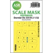 Dornier Do 335B-2 double-sided mask for HK Models, 1/32 - Art Scale...