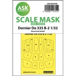 Dornier Do 335B-2 one-sided mask for HK Models, 1/32 - Art Scale Ki...
