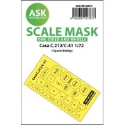 Casa C.212/C-41 one-sided painting mask for Special Hobby - Art Sca...
