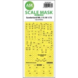 Sunderland Mk.I, Mk.II, Mk.III one-sided painting mask for Special ...