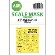 F4F-3 Wildcat one-sided express mask for Eduard - Art Scale Kit 200...