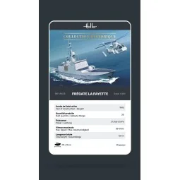 Frégate La Fayette, 1/400 - Heller 81035