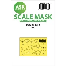 MiG-29 one-sided painting express mask for ICM, 1/72 - Art Scale Ki...