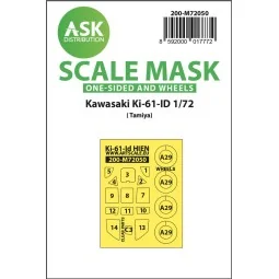 Kawasaki Ki-61-ID one-sided express mask for Tamiya, 1/72 - Art Sca...
