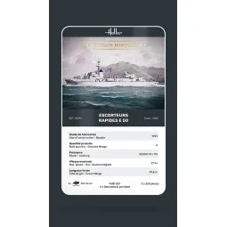 Escorteurs Rapides E 50, 1/400 - Heller 81093