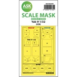 Yak-9 double-sided pre-cutted mask for ICM - Art Scale Kit 200-M32049