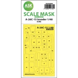 A-26C-15 Invader one-sided mask self-adhesive pre-cutted for ICM - ...