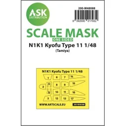 N1K1 Kyofu Type 11 one-sided mask self-adhesive pre-cutted for Tami...
