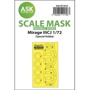 Mirage IIICJ double-sided painting express mask for Special Hobby -...