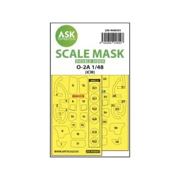 O-2A double-sided mask self-adhesive, pre-cutted for ICM, 1/48 - Ar...